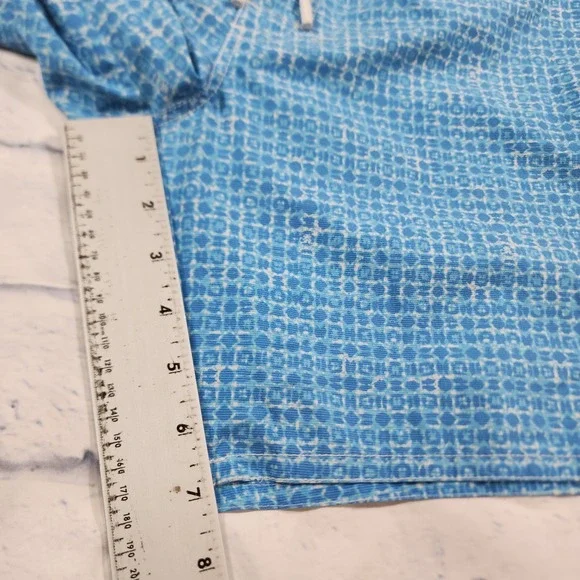 Johnnie O MENS SIZE S Mallon Swim Surf Shorts Fully Lined Laguna Blue - Picture 3 of 13